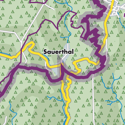 Übersichtsplan Sauerthal