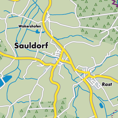 Übersichtsplan Sauldorf