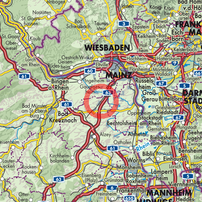 Landkarte Saulheim