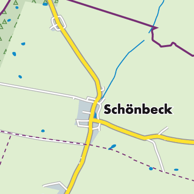 Übersichtsplan Schönbeck