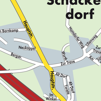 Stadtplan Schackendorf