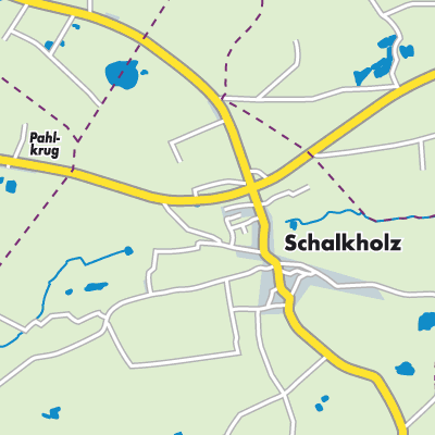 Übersichtsplan Schalkholz