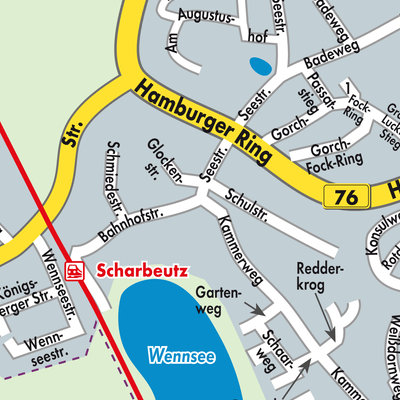 Stadtplan Scharbeutz