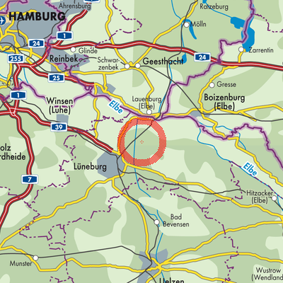 Landkarte Scharnebeck