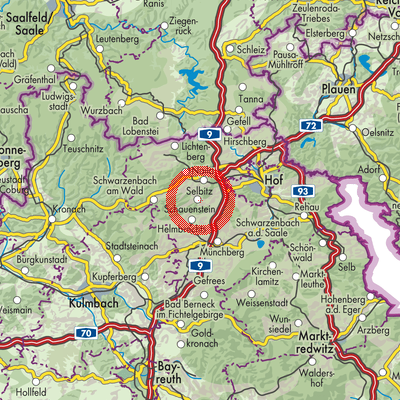 Landkarte Schauenstein