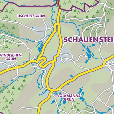 Übersichtsplan Schauenstein