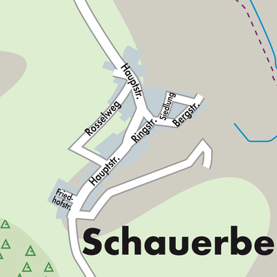 Stadtplan Schauerberg