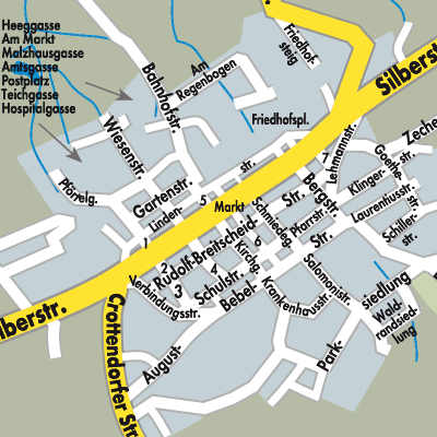 Stadtplan Scheibenberg