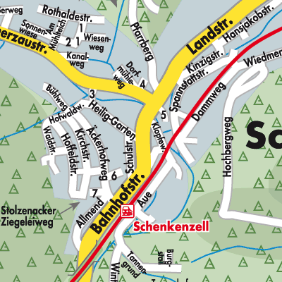 Stadtplan Schenkenzell