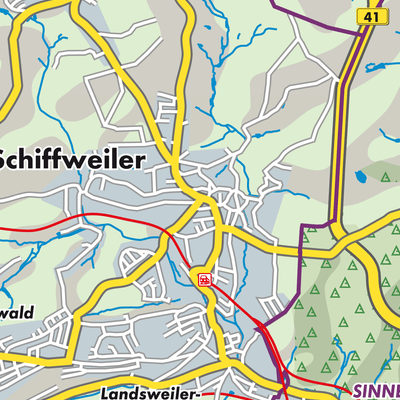 Übersichtsplan Schiffweiler