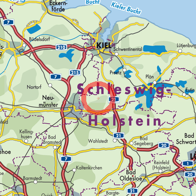 Landkarte Schillsdorf