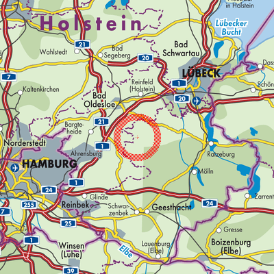 Landkarte Schiphorst