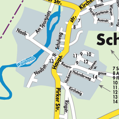 Stadtplan Schirmitz