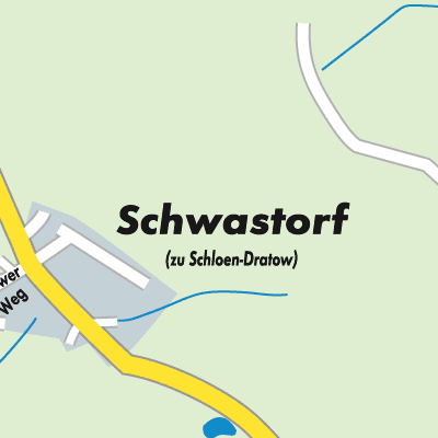 Stadtplan Schloen-Dratow