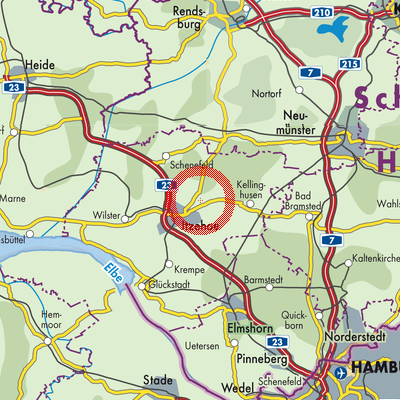 Landkarte Schlotfeld