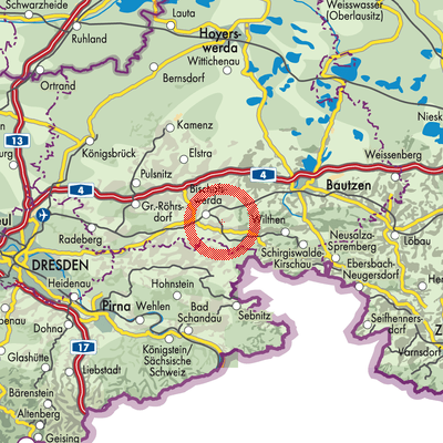Landkarte Schmölln-Putzkau