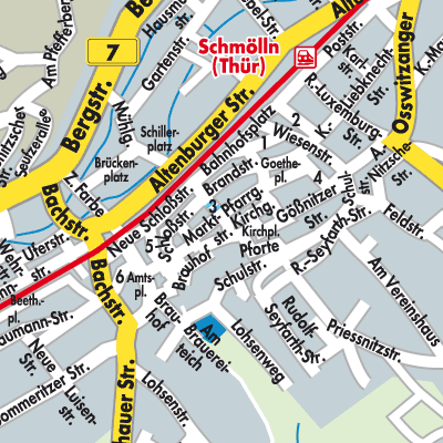 Stadtplan Schmölln
