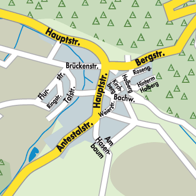 Stadtplan Schmidthachenbach