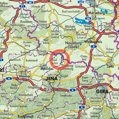 Landkarte Schmiedehausen