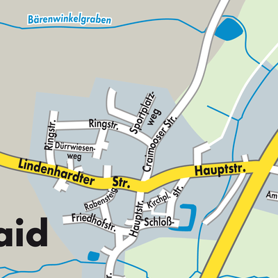 Stadtplan Schnabelwaid