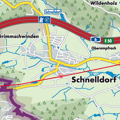 Übersichtsplan Schnelldorf