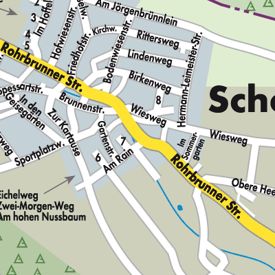 Stadtplan Schollbrunn