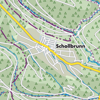 Übersichtsplan Schollbrunn
