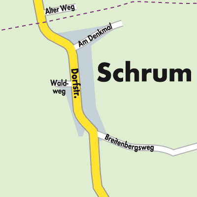 Stadtplan Schrum