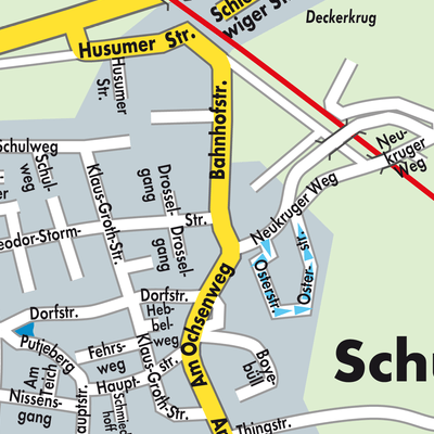 Stadtplan Schuby