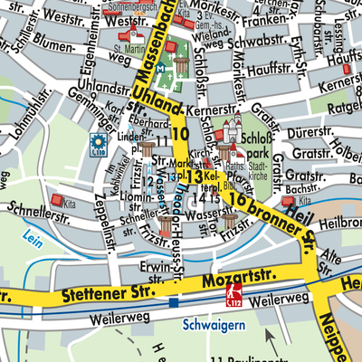 Stadtplan Schwaigern