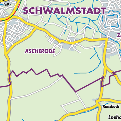 Übersichtsplan Schwalmstadt