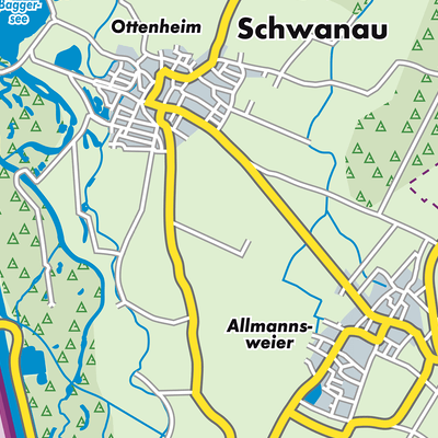 Übersichtsplan Schwanau