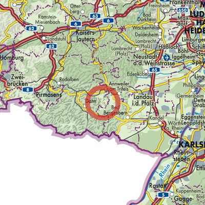 Landkarte Schwanheim
