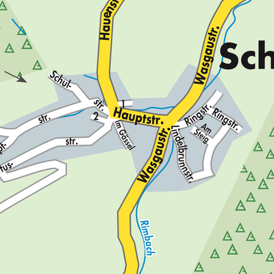 Stadtplan Schwanheim
