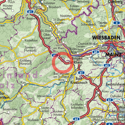 Landkarte Schweppenhausen