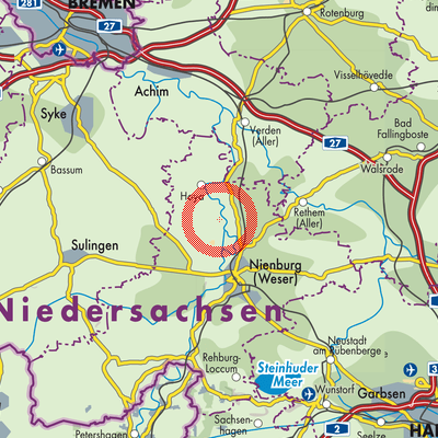 Landkarte Schweringen