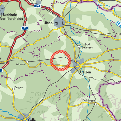 Landkarte Schwienau