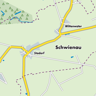 Übersichtsplan Schwienau