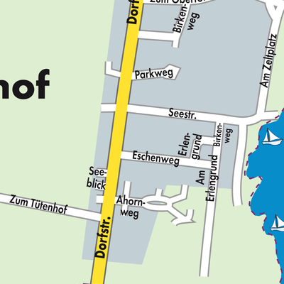 Stadtplan Seehof