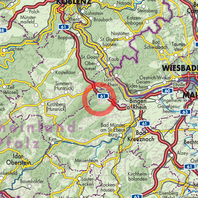 Landkarte Seibersbach