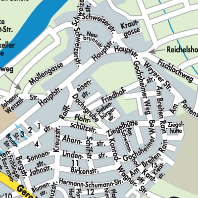 Stadtplan Sennfeld