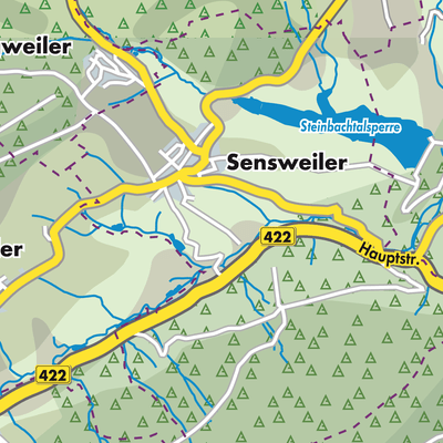 Übersichtsplan Sensweiler