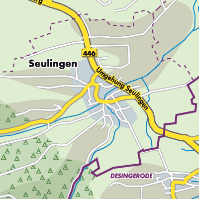 Übersichtsplan Seulingen