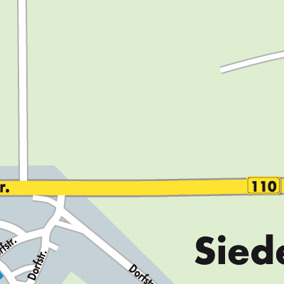 Stadtplan Siedenbrünzow