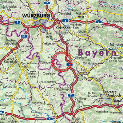 Landkarte Simmershofen