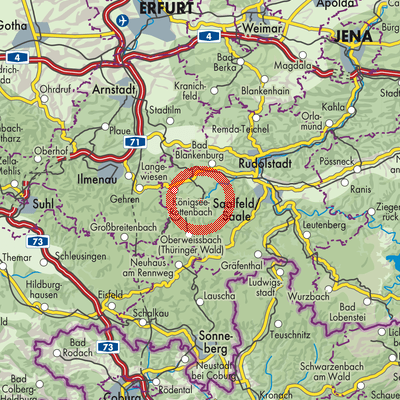 Landkarte Sitzendorf