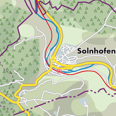 Übersichtsplan Solnhofen