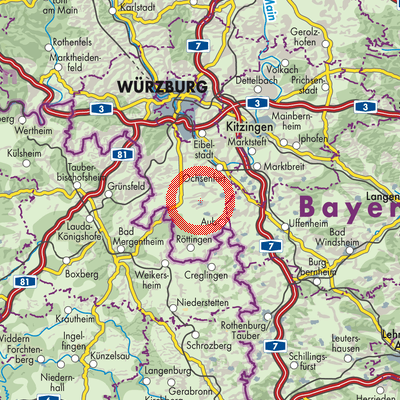 Landkarte Sonderhofen