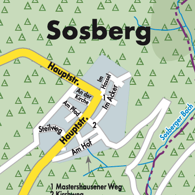 Stadtplan Sosberg