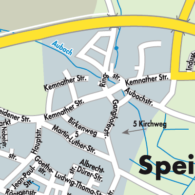 Stadtplan Speichersdorf